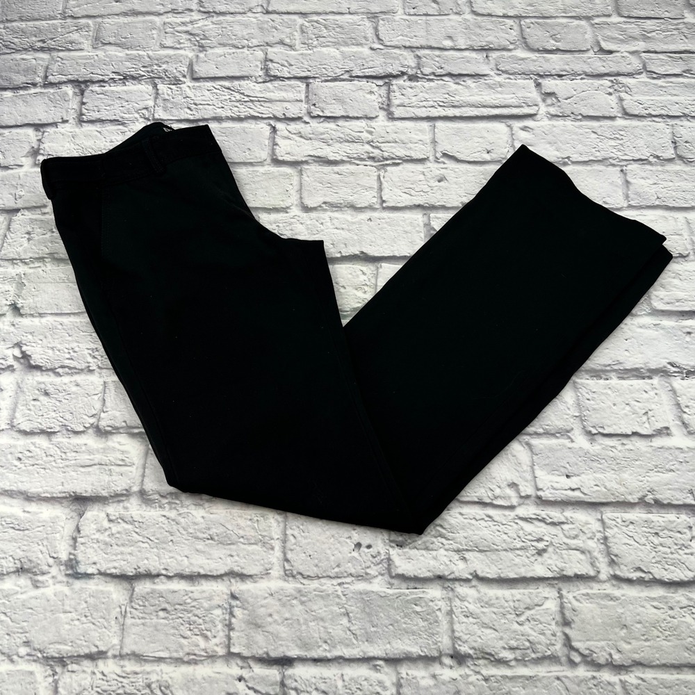 Express Columnist Pants Women's 2L Black Straight Leg Dress Pants Workwear